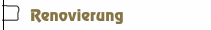 Renovierung